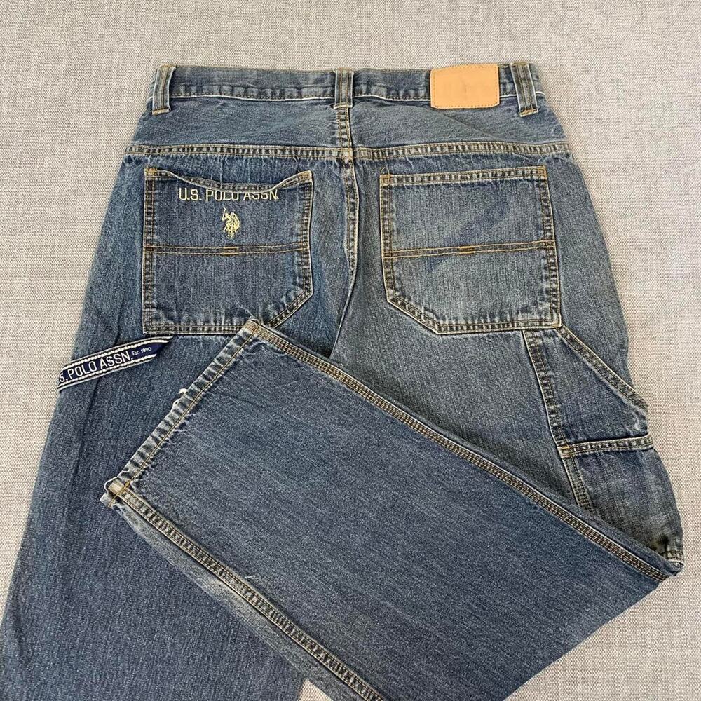 Y2K 90s U.S. Polo Assn Carpenter  Faded Denim Jeans
